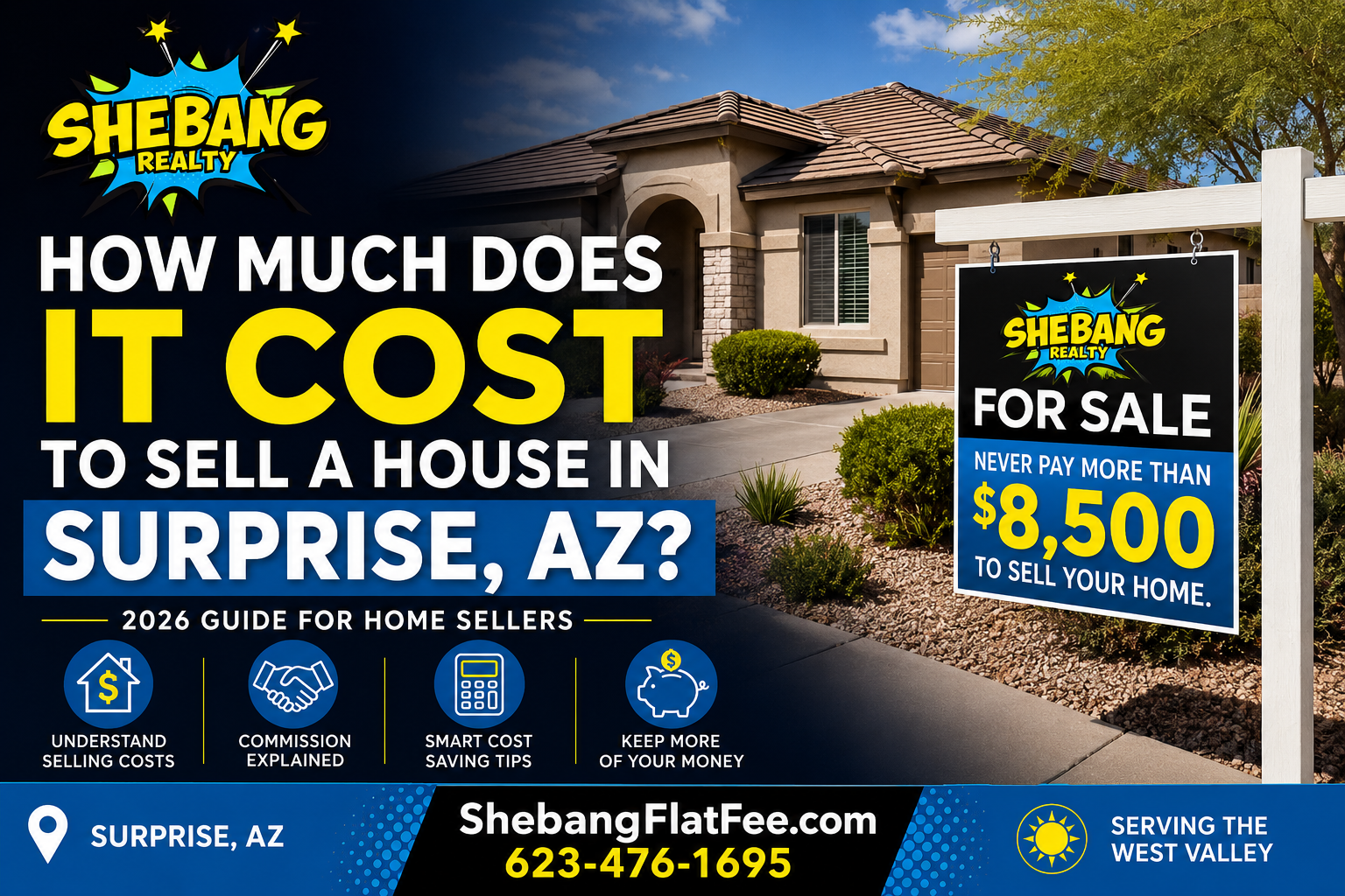 How Much Does It Cost to Sell a House in Surprise, AZ? Complete 2026 Guide by Shebang Realty