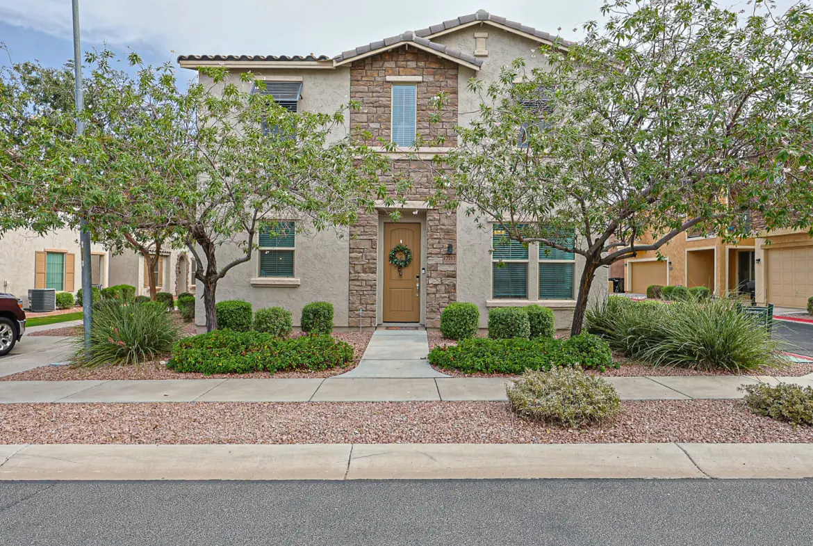 Front exterior of 17717 W Mandalay Ln in Sierra Montana, Surprise AZ