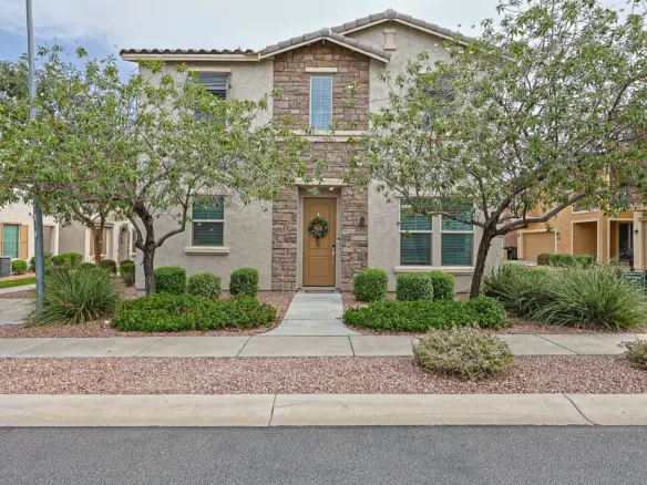 Front exterior of 17717 W Mandalay Ln in Sierra Montana, Surprise AZ
