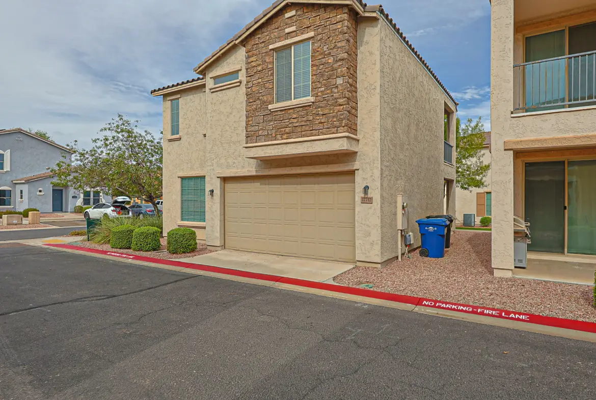 Exterior view of 17717 W Mandalay Ln rental home in Surprise AZ