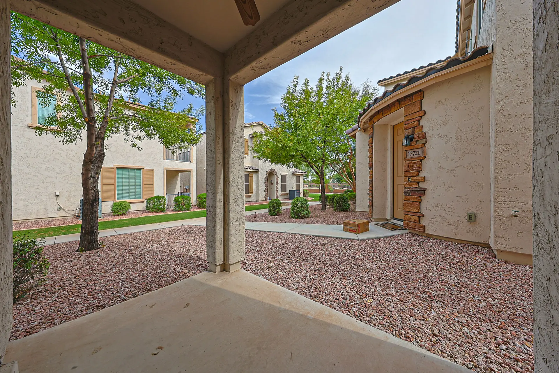Covered Front Entry Covered front entry at 17717 W Mandalay Ln in Surprise AZ