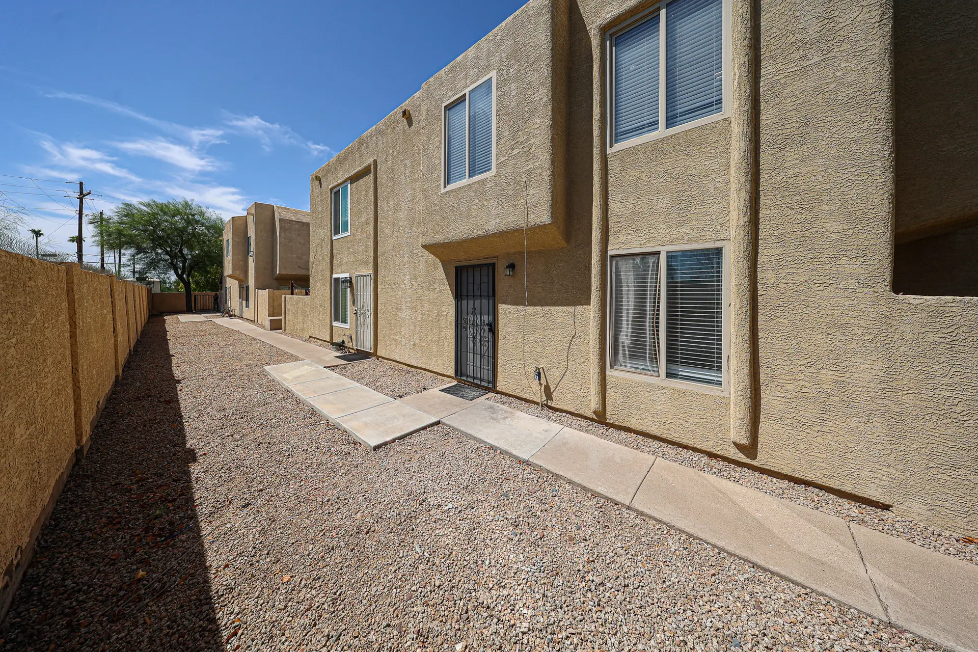 Community Walkway Walkway beside the townhome building at 17032 N 16th Dr