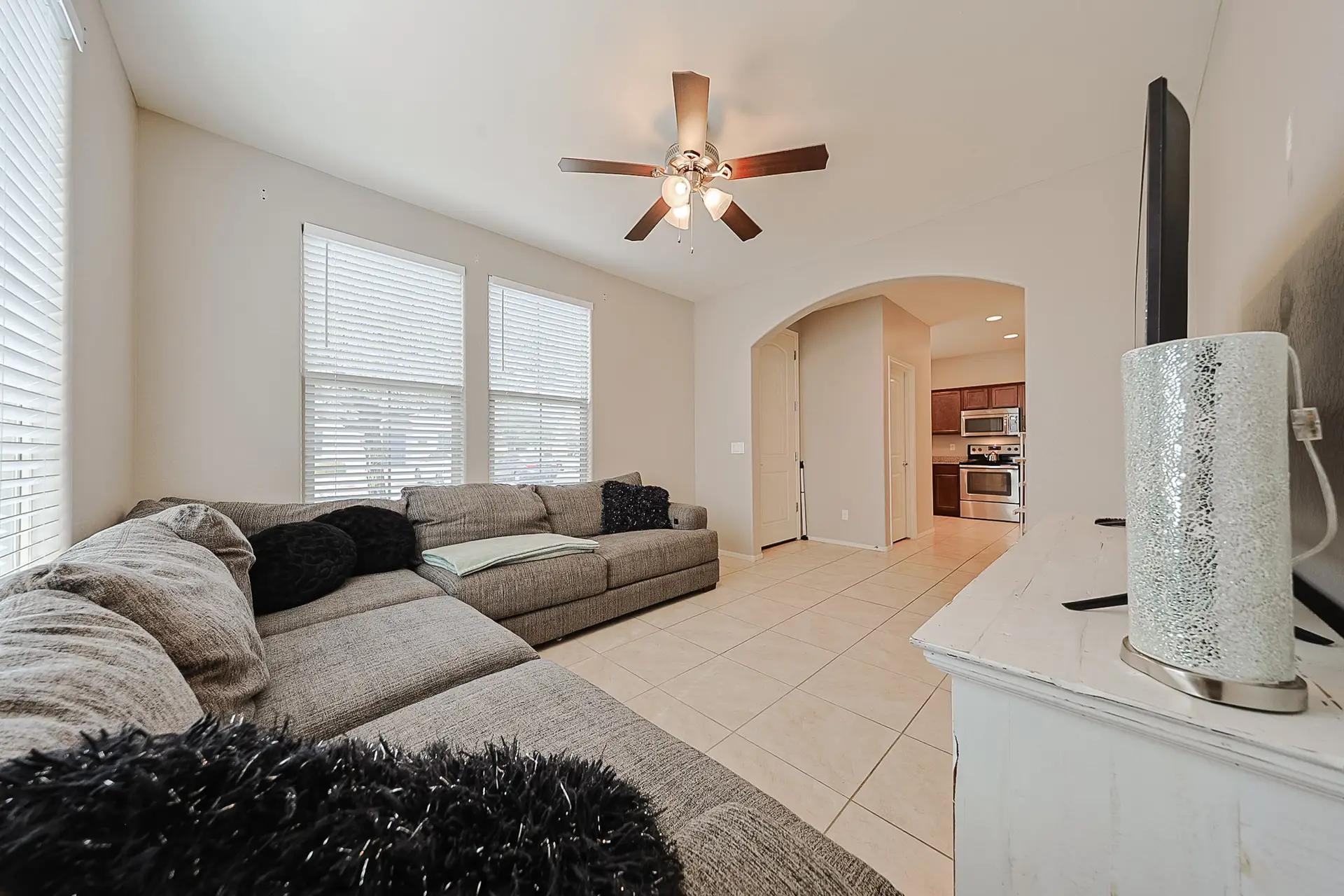 Spacious Living Area Spacious living area in home for rent at 17717 W Mandalay Ln
