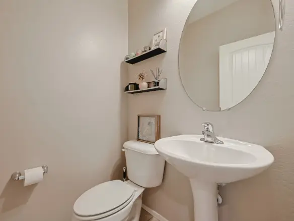 Downstairs powder room at 17717 W Mandalay Ln in Surprise AZ