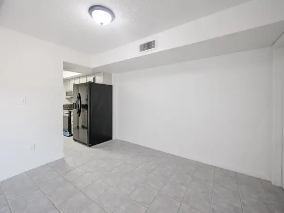 Dining area beside the kitchen in the Phoenix townhome