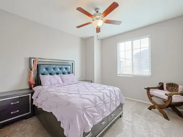 Guest bedroom at 17717 W Mandalay Ln in Sierra Montana