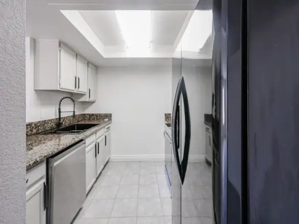 Second view of the updated kitchen and appliances