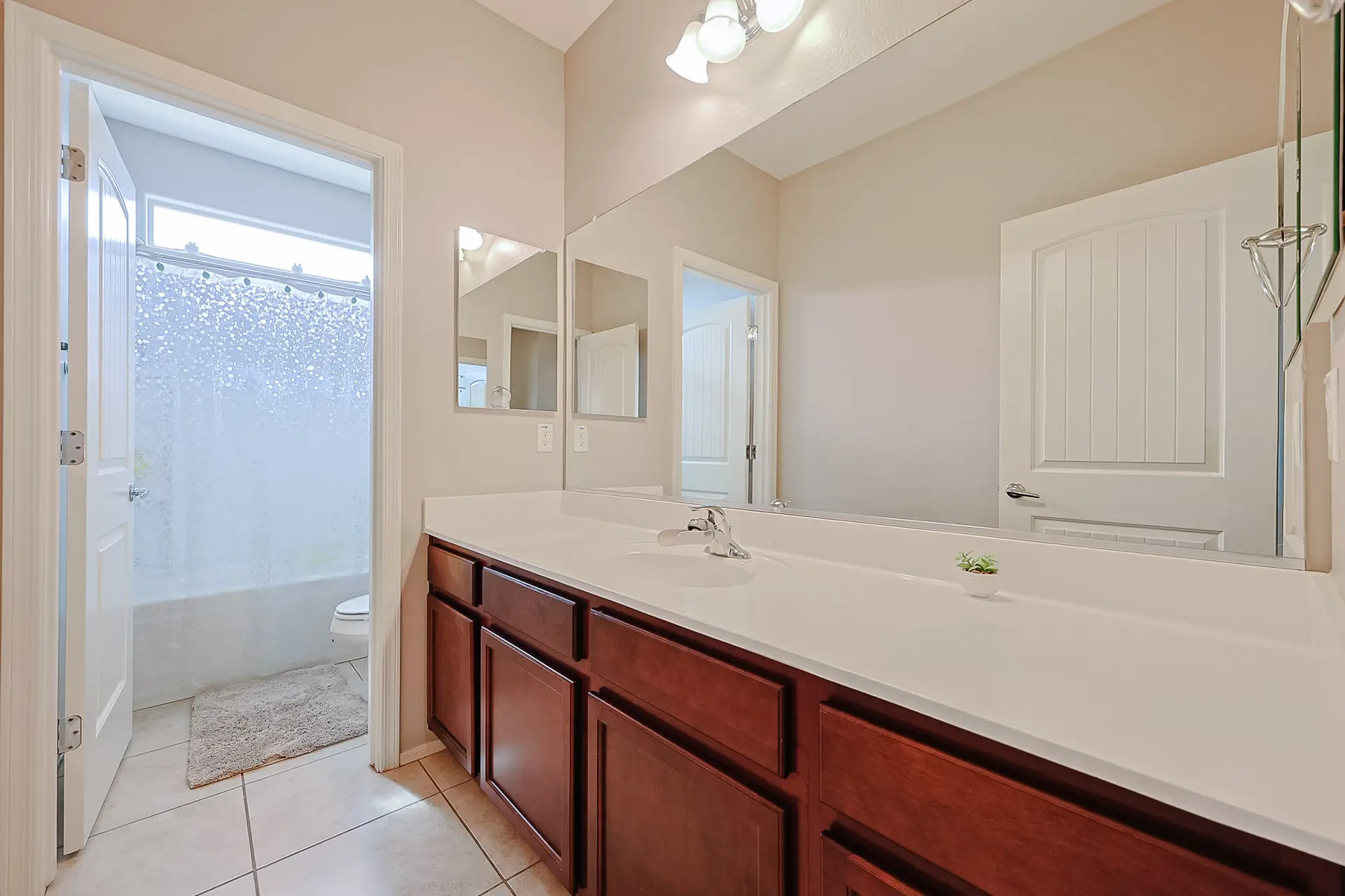 Upstairs Hall Bathroom Upstairs hall bathroom at 17717 W Mandalay Ln in Surprise AZ