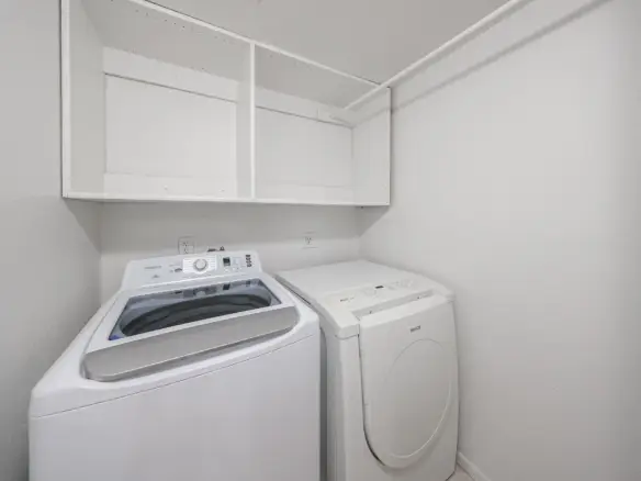 Washer and dryer included with the Phoenix rental