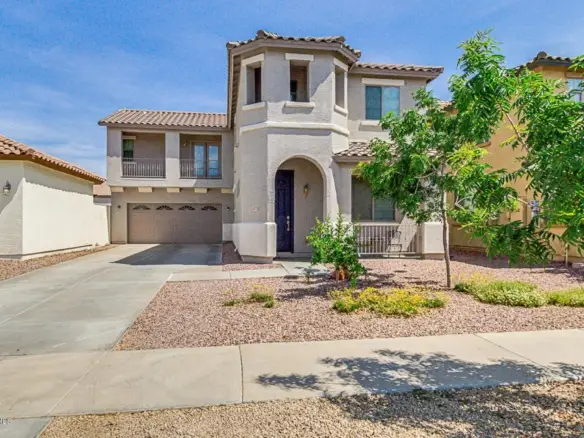 Front exterior at 14772 W Riviera Dr in Surprise, Arizona.