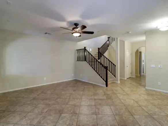 Living room at 15359 W Columbine Dr in Surprise, Arizona.