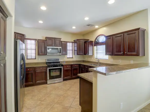 Kitchen at 15359 W Columbine Dr in Surprise, Arizona.