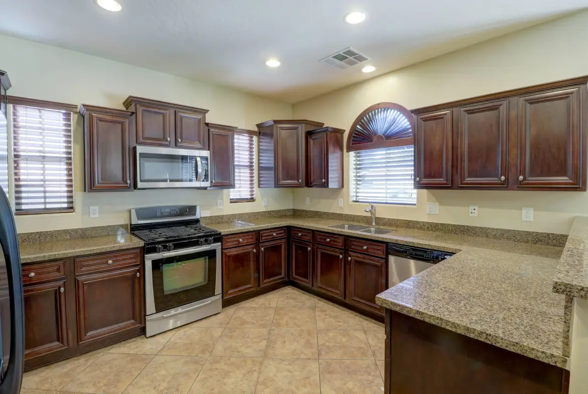 Kitchen appliances at 15359 W Columbine Dr in Surprise, Arizona.