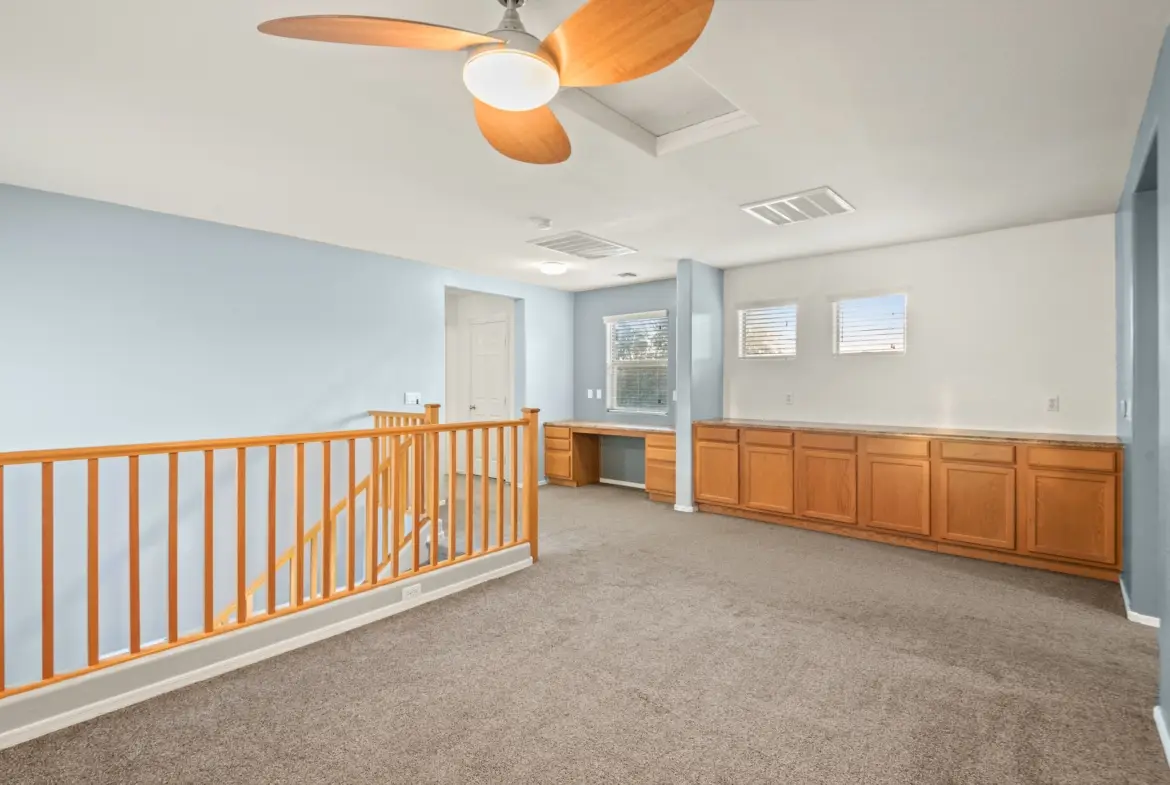 Loft built in storage at 14772 W Riviera Dr in Surprise, Arizona.