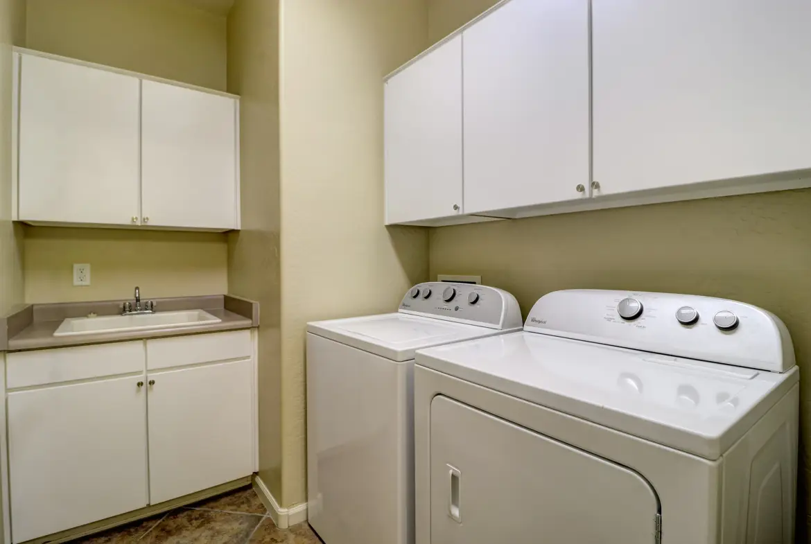 Laundry room at 15359 W Columbine Dr in Surprise, Arizona.