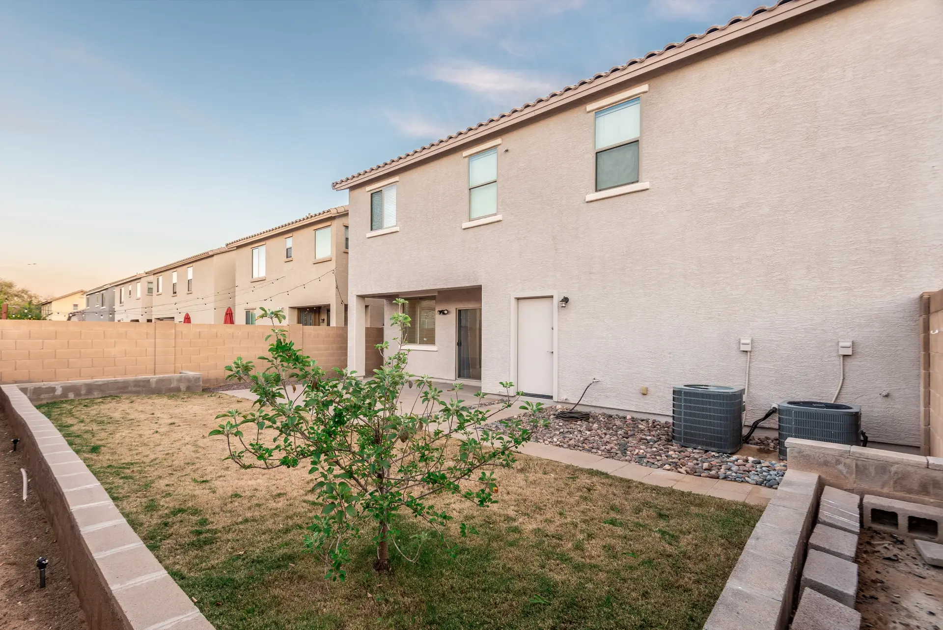 25 Fenced backyard | 14772 W Riviera Dr Fenced backyard at 14772 W Riviera Dr in Surprise, Arizona.