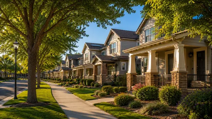 Tree-lined homes in the existing Shebang Marley Park guide